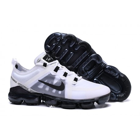 Nike Zapatillas Hombres Air VaporMax 2019 Blanco Negro