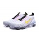 Zapato Nike Air VaporMax Flyknit 2019 - Blanco Amarillo