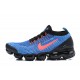 Zapato Nike Air VaporMax Flyknit 2019 - Azul Rojo