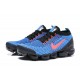 Zapato Nike Air VaporMax Flyknit 2019 - Azul Rojo