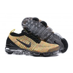 Zapato Nike Air VaporMax Flyknit 2019 - Amarillo Negro