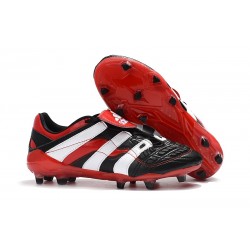Zapatos de Fútbol adidas Predator Accelerator FG Negro Rojo Blanco