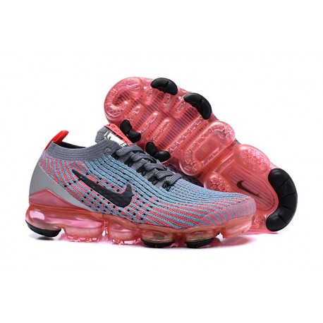 Zapato Nike Air VaporMax Flyknit 2019 - Gris Naranja