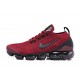 Zapato Nike Air VaporMax Flyknit 2019 - Rojo Negro