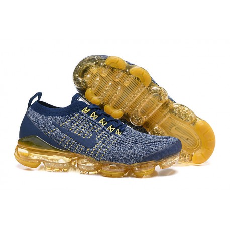 Zapato Nike Air VaporMax Flyknit 2019 - Azul Amarillo