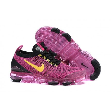 Zapato Nike Air VaporMax Flyknit 2019 - Rosa Amarillo