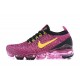 Zapato Nike Air VaporMax Flyknit 2019 - Rosa Amarillo