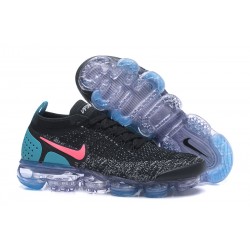 Zapatillas Nike Air Vapormax Flyknit 2.0 Negro Azul Rosa