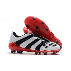 Zapatos de Fútbol adidas Predator Accelerator FG Blanco Rojo Negro