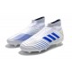 Zapatos de fútbol adidas Predator 19+ FG Virtuso Blanco Azul