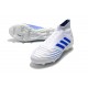 Zapatos de fútbol adidas Predator 19+ FG Virtuso Blanco Azul