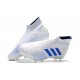 Zapatos de fútbol adidas Predator 19+ FG Virtuso Blanco Azul