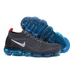 Nike Air Vapormax Flyknit 2 Zapatos - Gris Negro Blanco