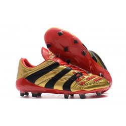 Zapatos de Fútbol adidas Predator Accelerator FG Oro Rojo Negro