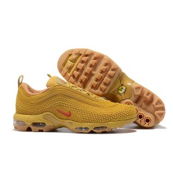 Zapatillas - Hombre Nike Air Max 97 Plus Oro Rojo