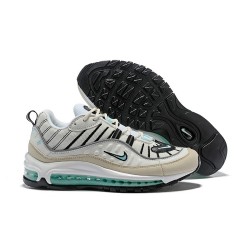 Zapatos Nuevo Nike Air Max 98 Blanco Verde