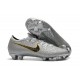 Bota Nike Mercurial Vapor 12 Elite FG - Plata Negro