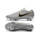 Bota Nike Mercurial Vapor 12 Elite FG - Plata Negro