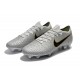 Bota Nike Mercurial Vapor 12 Elite FG - Plata Negro