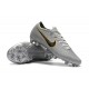 Bota Nike Mercurial Vapor 12 Elite FG - Plata Negro