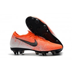 Bota Nike Mercurial Vapor 12 Elite FG - Naranja Negro