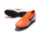 Bota Nike Mercurial Vapor 12 Elite FG - Naranja Negro