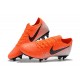 Bota Nike Mercurial Vapor 12 Elite FG - Naranja Negro