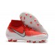 Zapatillas Nike Phantom Vsn Elite Df Fg Hombre Rojo Plata Blanco