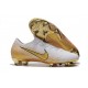 Bota Nike Mercurial Vapor 12 Elite FG - Blanco Oro