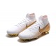 Bota Nuevo Nike Mercurial Superfly 6 Elite DF FG Oro Blanco