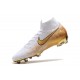 Bota Nuevo Nike Mercurial Superfly 6 Elite DF FG Oro Blanco