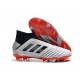 Zapatos de fútbol adidas Predator 19+ FG Plata Negro