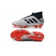 Zapatos de fútbol adidas Predator 19+ FG Plata Negro