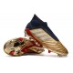 Zapatos de fútbol adidas Predator 19+ FG Oro Plata Rojo