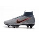 Nike Bota de Futbol Mercurial Superfly 6 Elite SG-Pro Gris Naranja