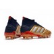 Botas de Futbol adidas Predator 19.1 FG Hombre Oro Plata Rojo