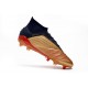 Botas de Futbol adidas Predator 19.1 FG Hombre Oro Plata Rojo