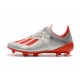 Zapatos de Futbol adidas X 19.1 FG Plata Rojo