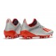 Zapatos de Futbol adidas X 19.1 FG Plata Rojo