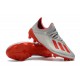 Zapatos de Futbol adidas X 19.1 FG Plata Rojo