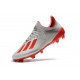 Zapatos de Futbol adidas X 19.1 FG Plata Rojo