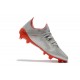 Zapatos de Futbol adidas X 19.1 FG Plata Rojo