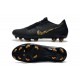 Zapatos de Futbol Nike Phantom Venom Elite FG Negro Oro