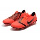 Zapatos de Futbol Nike Phantom Venom Elite FG Rojo Negro