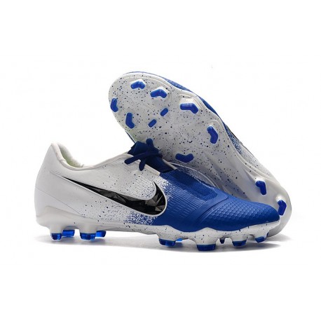 Zapatos de Futbol Nike Phantom Venom Elite FG Blanco Azul