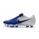 Zapatos de Futbol Nike Phantom Venom Elite FG Blanco Azul