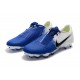 Zapatos de Futbol Nike Phantom Venom Elite FG Blanco Azul