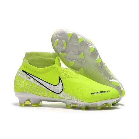 Zapatillas Nike Phantom Vsn Elite Df Fg Hombre Amarillo Fluorescente Blanco