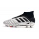 Zapatos de fútbol adidas Predator 19+ FG Argento Negro