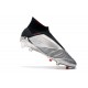 Zapatos de fútbol adidas Predator 19+ FG Argento Negro